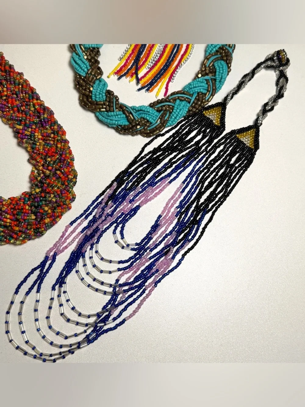Maximalist Beaded Jewelry Bundle: Vintage to Modern Necklaces and Earrings